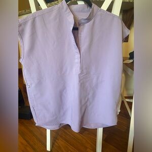 Figs lilac Rafaela over sized scrub top